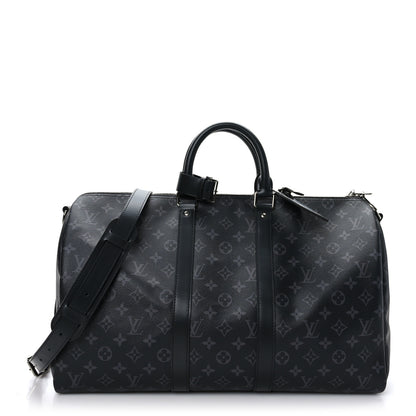 Louis Vuitton Monogram Eclipse Keepall Bandouliere 45 1 of 9