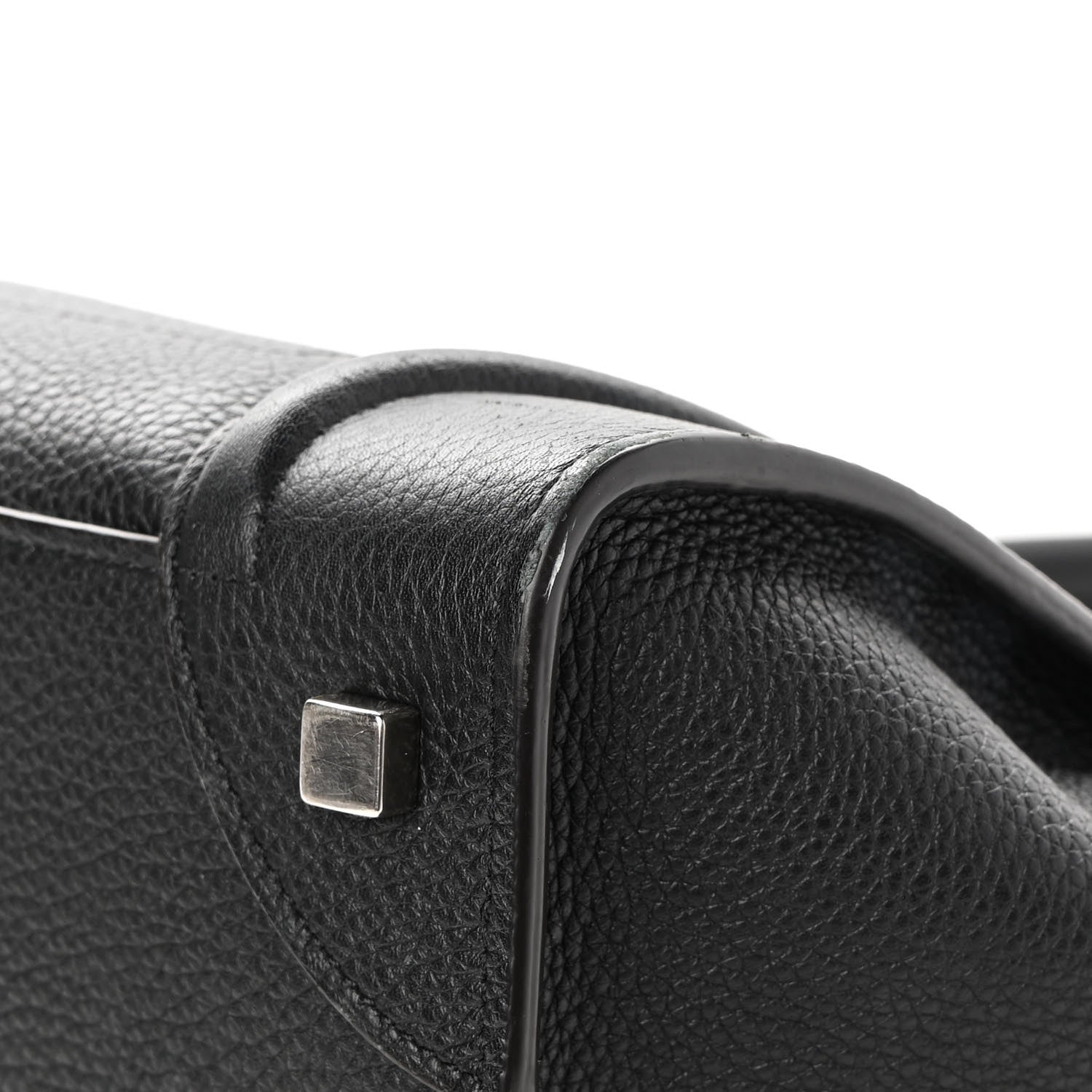 Celine Drummed Calfskin Mini Luggage Black 8 of 19