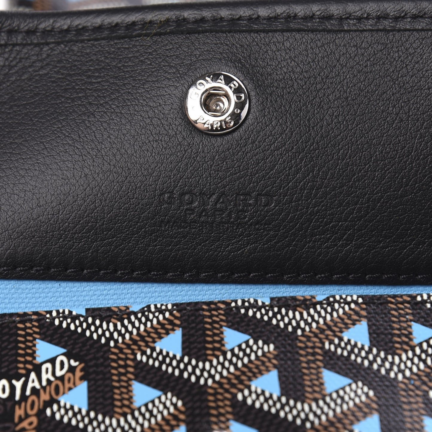 Goyardine Saint Louis Claire Voie PM Black Blue