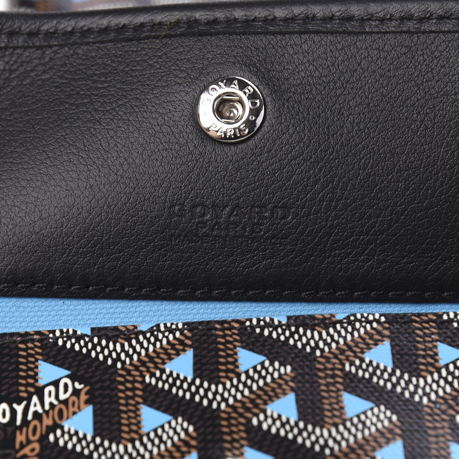 Goyard Goyardine Saint Louis Claire Voie PM Black Blue 8 of 11