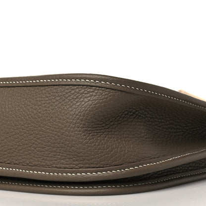 Hermes Taurillon Clemence Evelyne III PM Etoupe 9 of 10