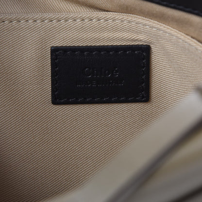 Chloe Smooth Calfskin Medium Roy Clutch Merino Grey 7 of 7
