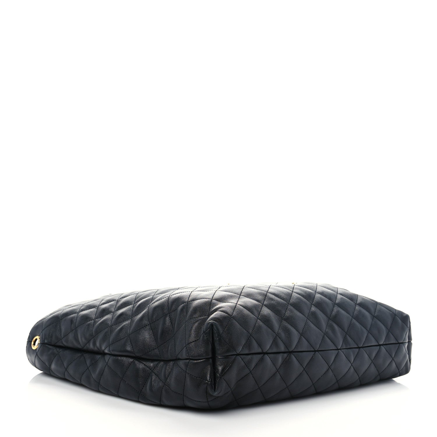Saint Laurent Lambskin Quilted Maxi Icare Shopping Tote Black 5 of 7