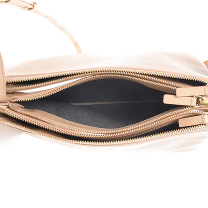 Celine Liege Calfskin Large Trio Crossbody Bag Nude 5 of 11