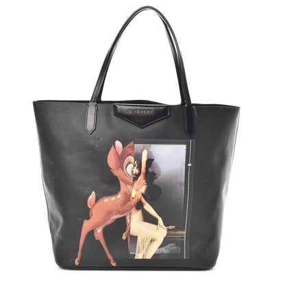 Givenchy Textured Coated Canvas Bambi Print Medium Antigona Tote 1 of 19