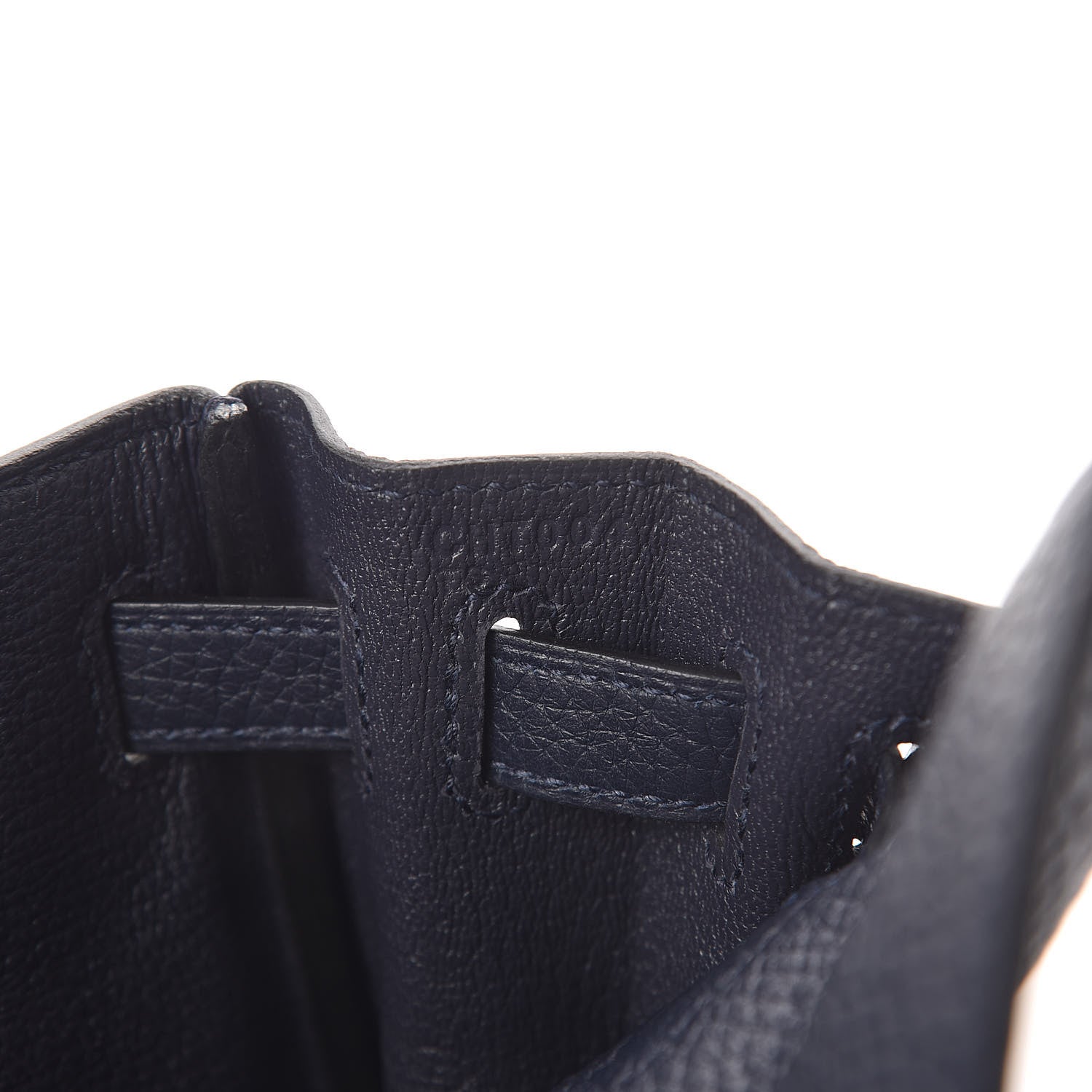 Hermes Taurillon Clemence Kelly Ado Backpack Bleu Nuit 7 of 9