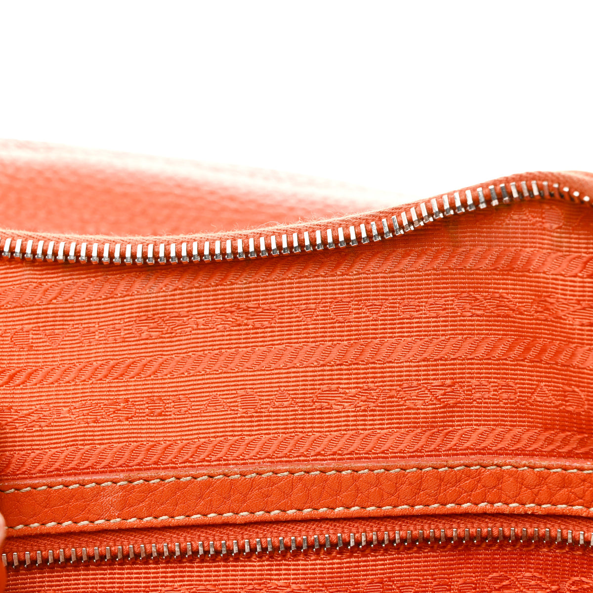 Prada Vitello Daino Hobo Papaya 11 of 17