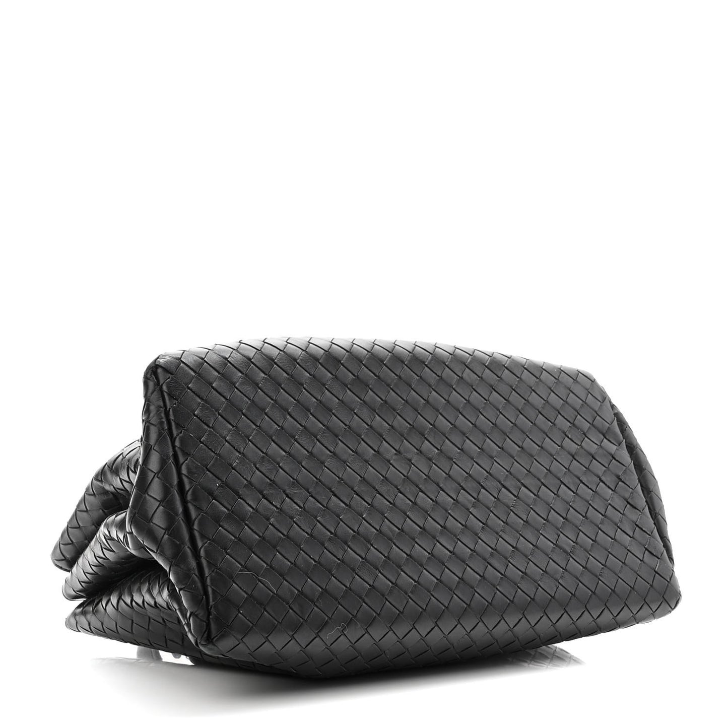Nappa Intrecciato Medium Roma Tote Black