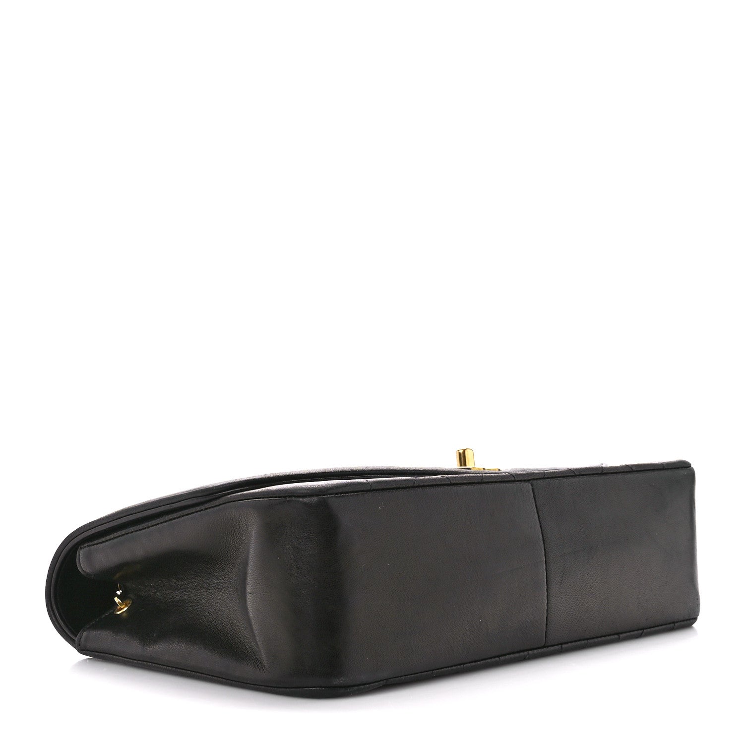 Chanel Lambskin Quilted Medium Single Flap Black 4 of 11