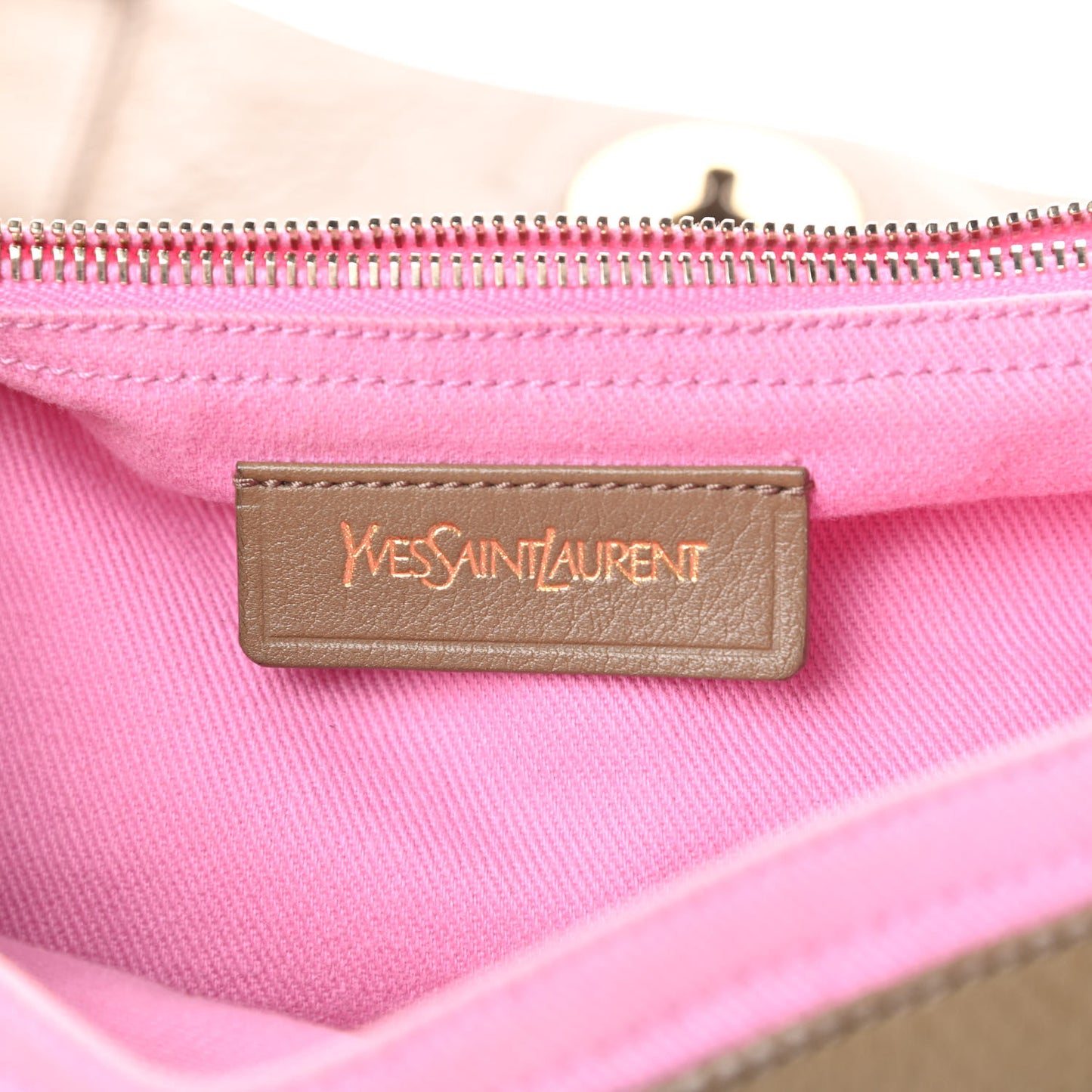 Calfskin Canvas Medium Muse Two Taupe Pink