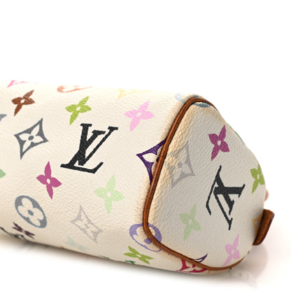 Louis Vuitton Monogram Multicolor Mini Sac HL Speedy White 9 of 11