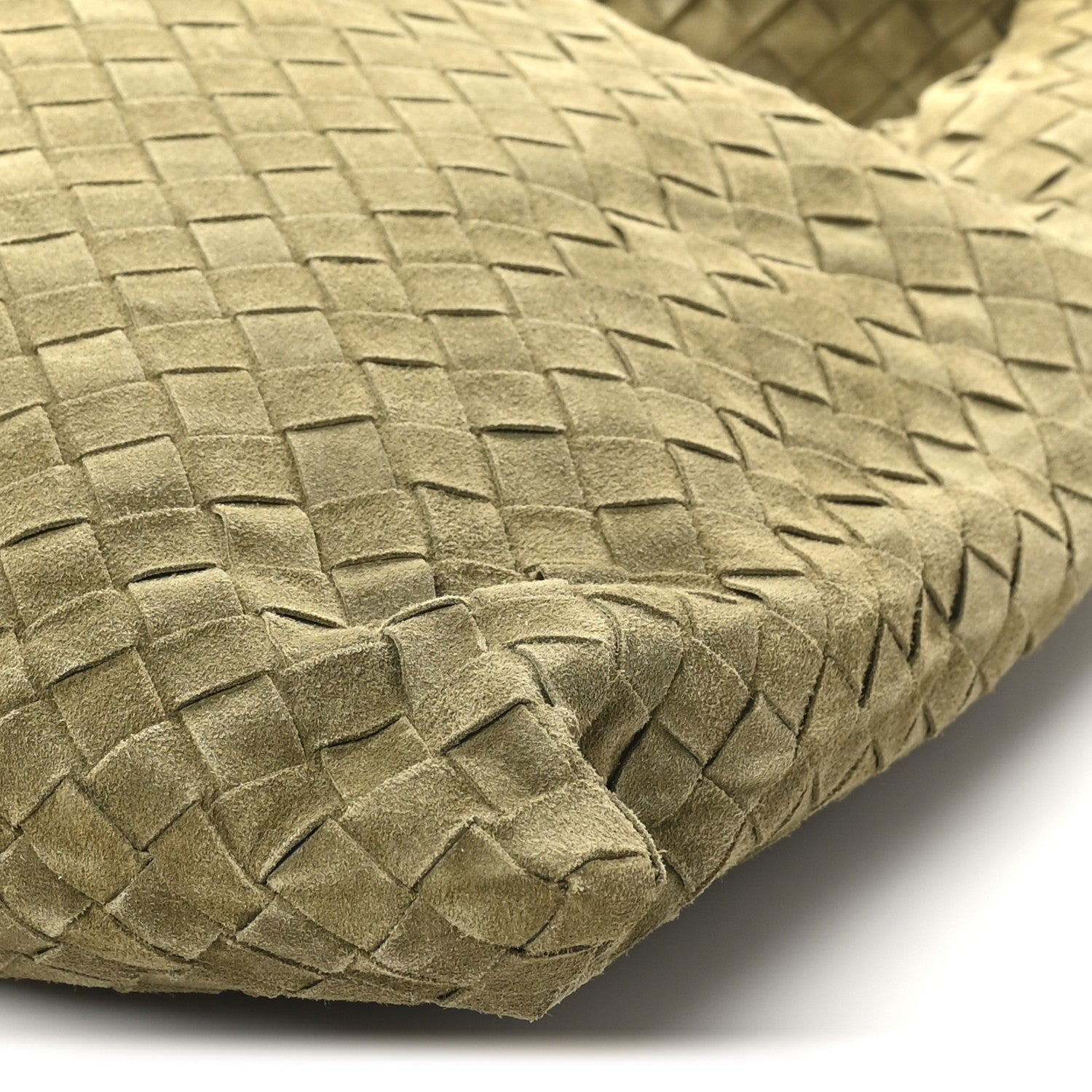 Bottega Veneta Suede Intrecciato Large Hop Mud 9 of 9