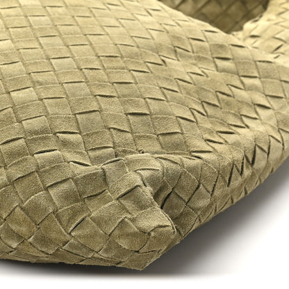 Bottega Veneta Suede Intrecciato Large Hop Mud 9 of 9