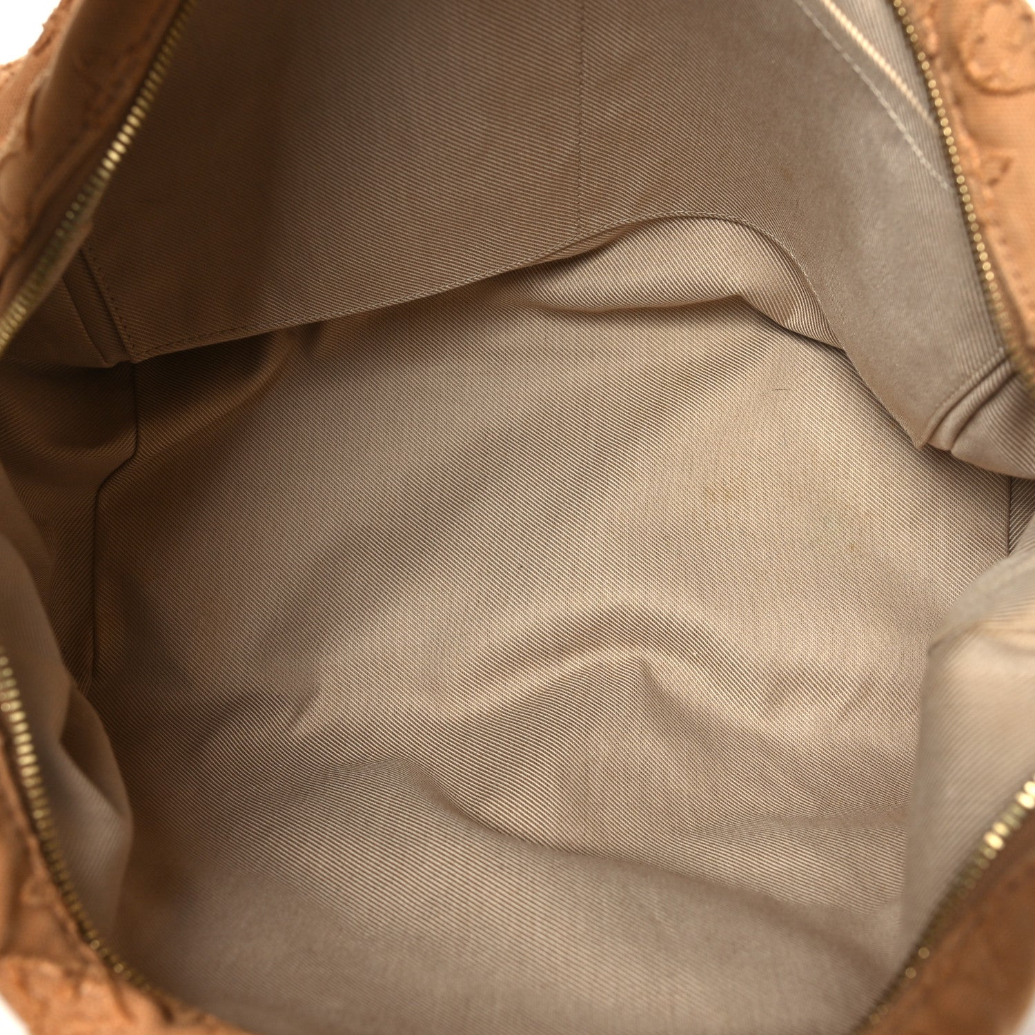 Louis Vuitton Denim Monogram Stone Speedy Bandouliere 35 Caramel 5 of 10