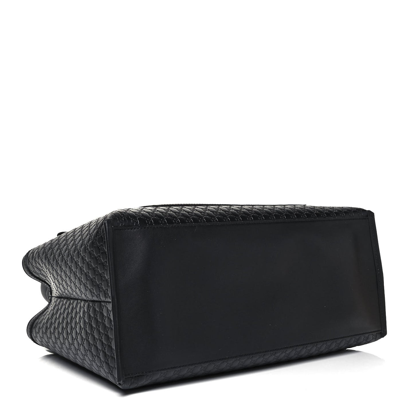 Soft Microguccissima Medium Tote Black