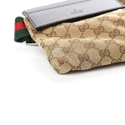 Gucci Monogram Web Belt Bag Dark Brown 7 of 8