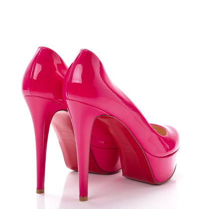 Christian Louboutin Patent Bianca 120 Pumps 37 Hot Pink 4 of 7