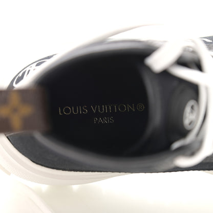 Louis Vuitton Canvas LV Squad Sneaker Boots 35 Black 7 of 9