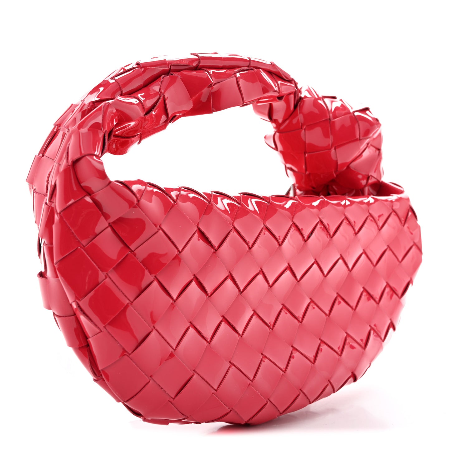 Patent Nappa Intrecciato Mini Jodie Candy Stripe