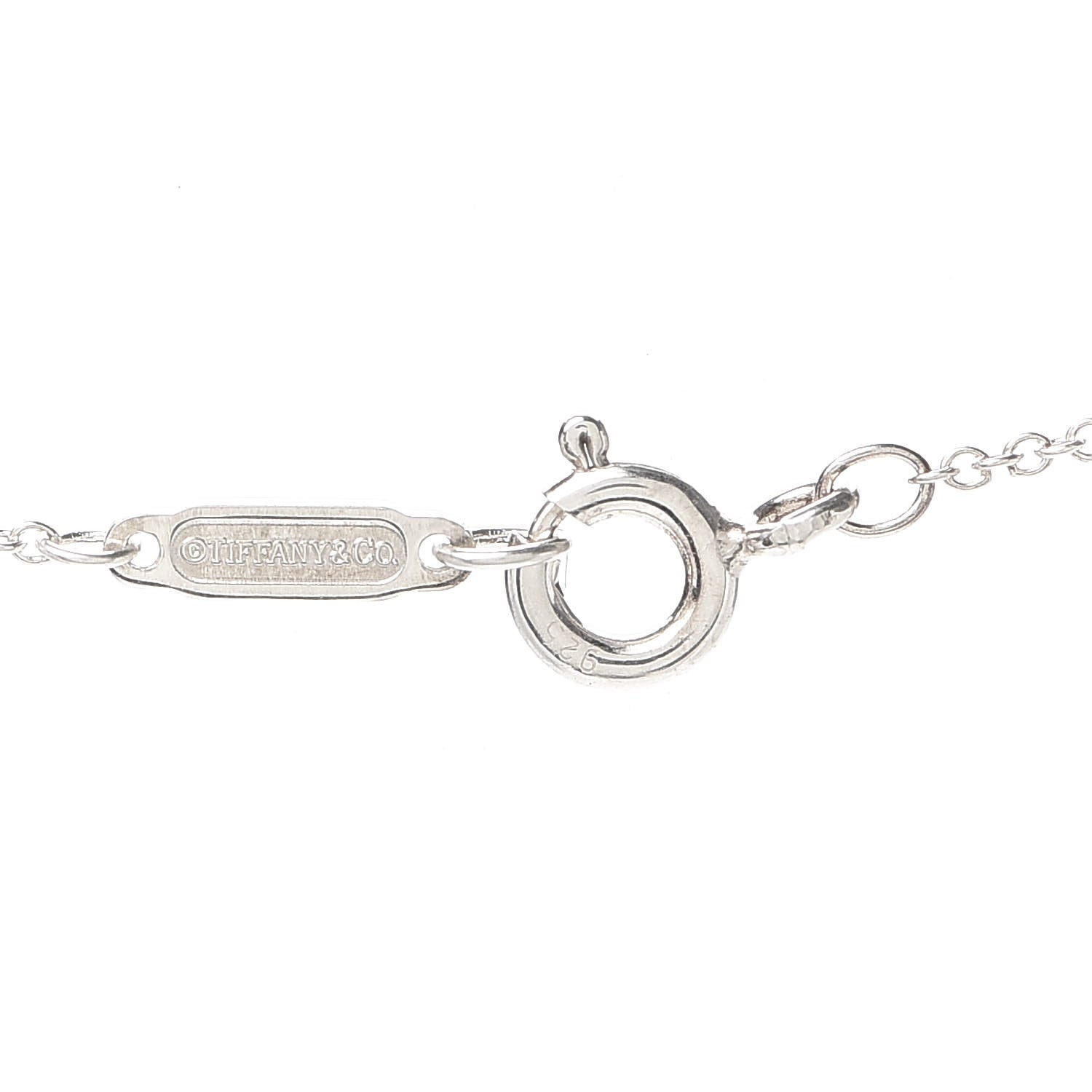Tiffany Sterling Silver 1837 Horseshoe Pendant Necklace 4 of 5