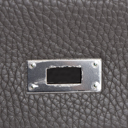 Hermes Taurillon Clemence Kelly Retourne 35 Etain 15 of 40
