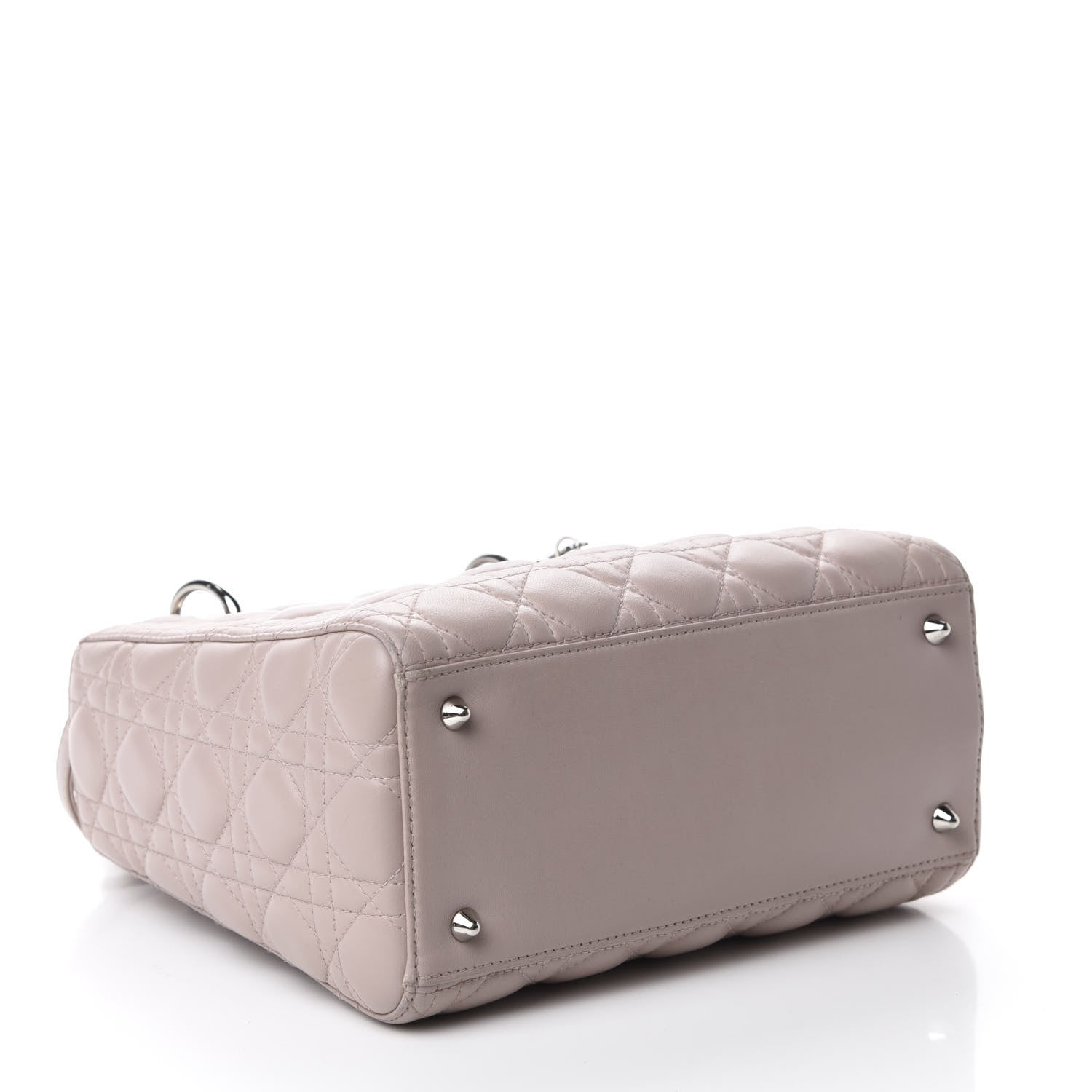 Christian Dior Lambskin Cannage Medium Lady Dior Light Pink 4 of 11