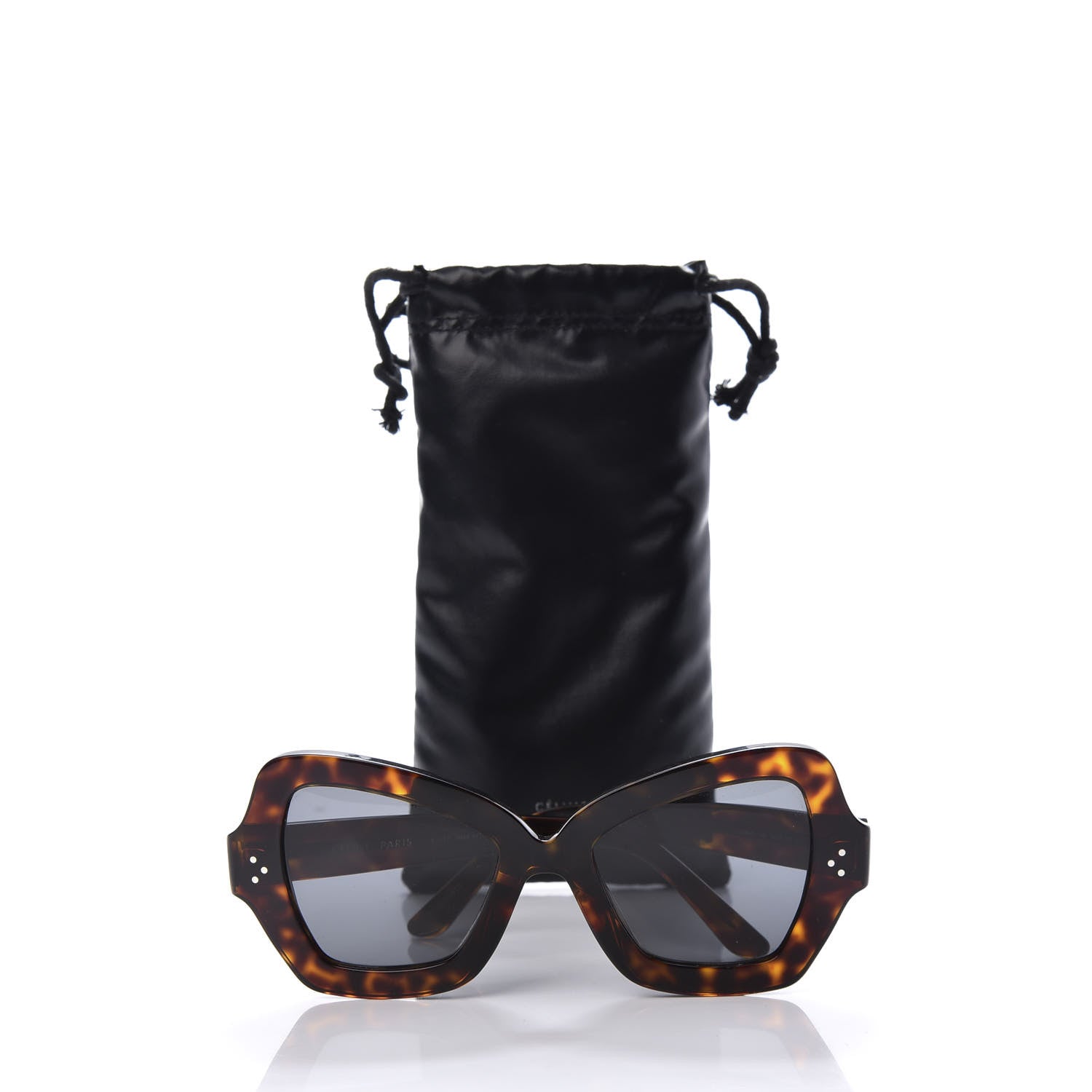 Celine Acetate Butterfly Sunglasses CL 40067I Red Havana Smoke 7 of 7