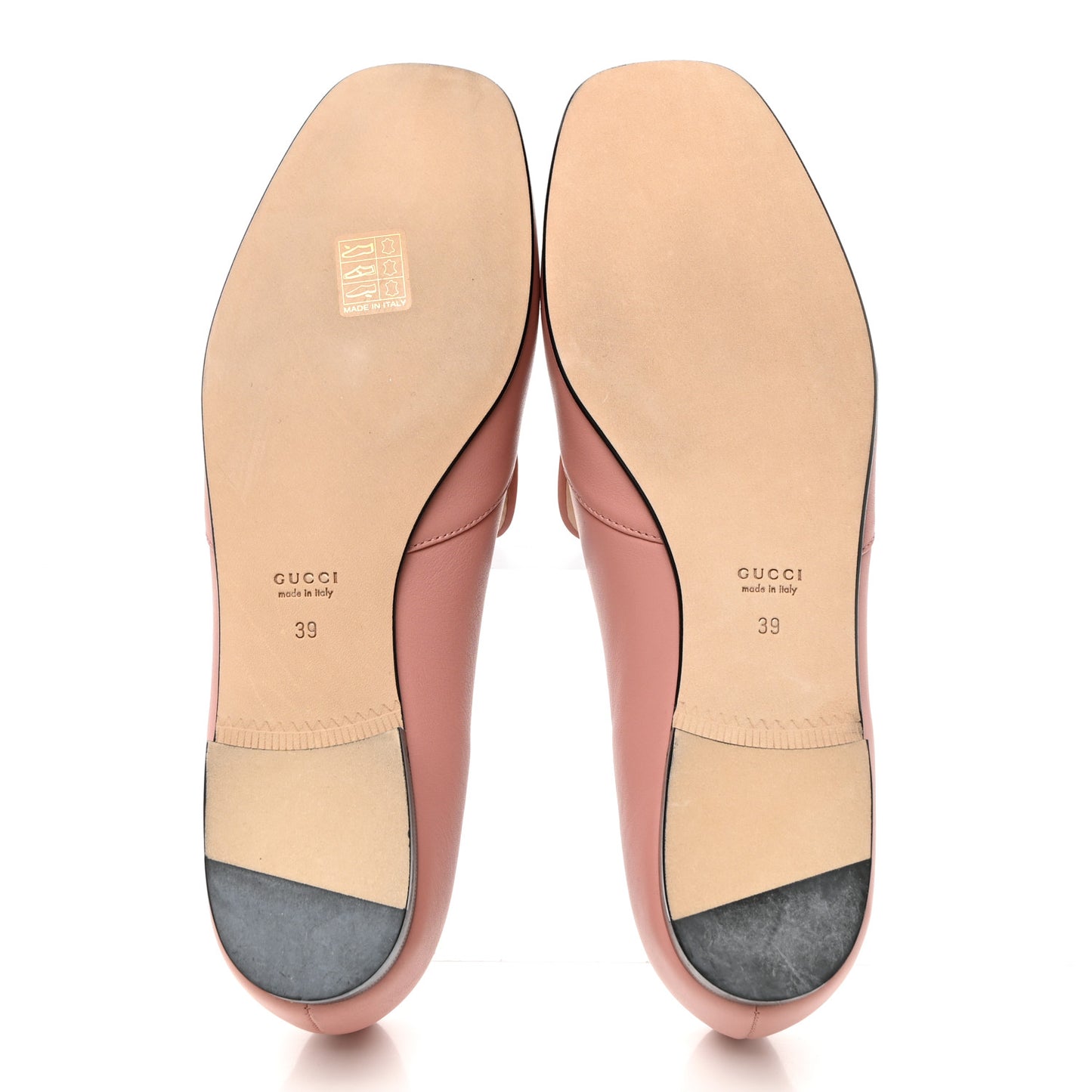 Calfskin Horsebit Loafers 39 Soft Pink