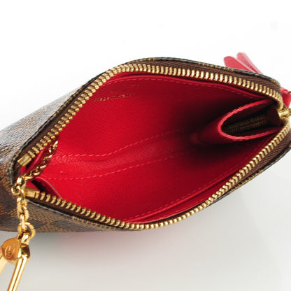 Louis Vuitton Damier Ebene Complice Trunks and Bags Key Pouch Red 5 of 7
