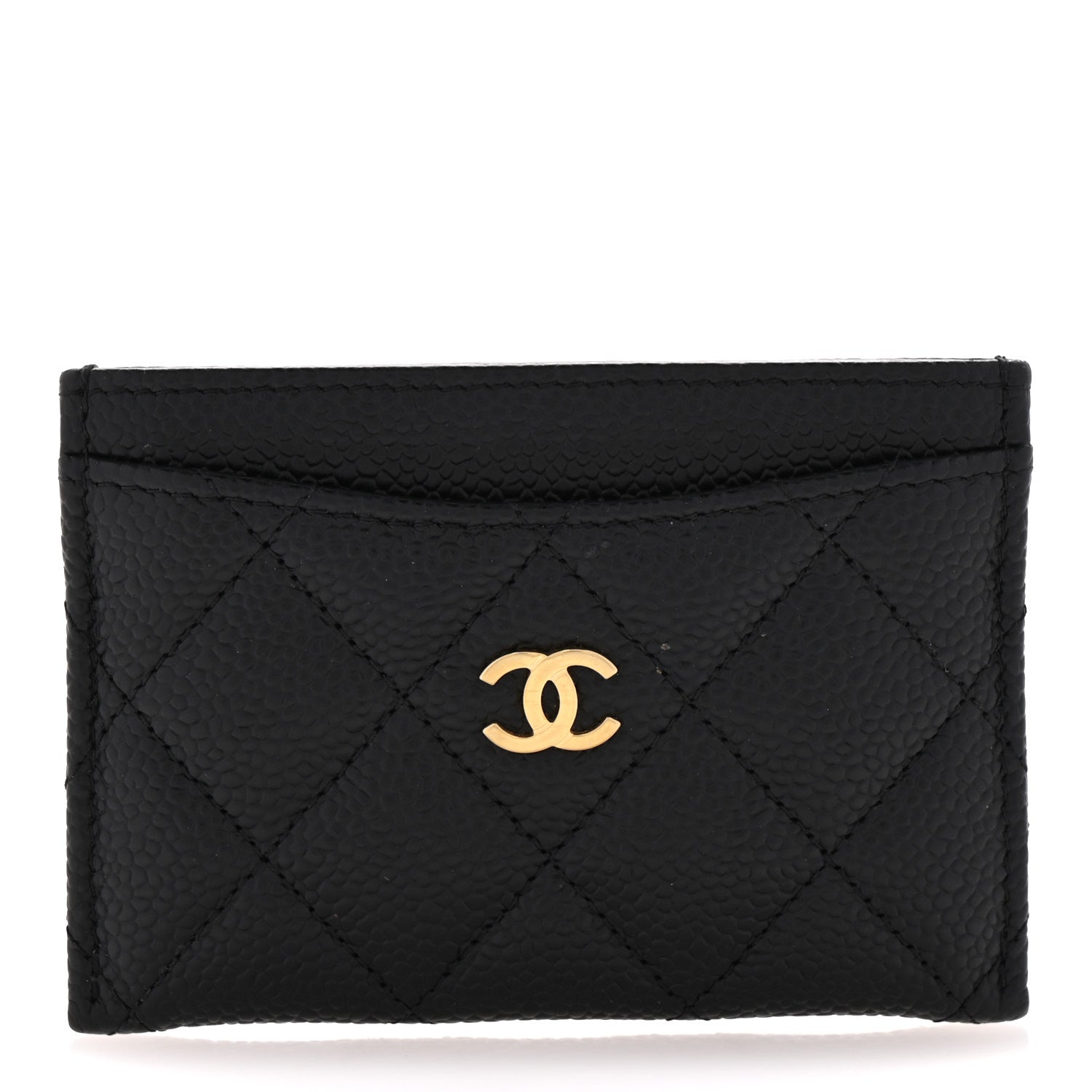 Chanel Caviar Quilted Card Holder Black 1 of 9