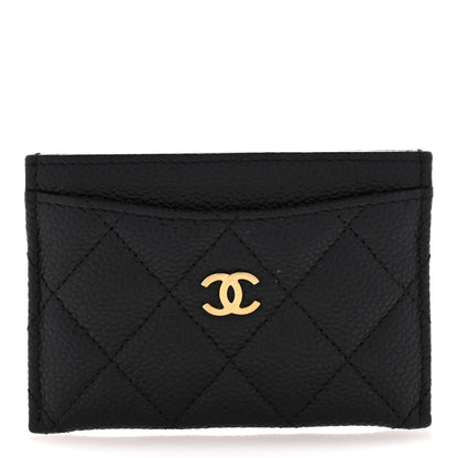 Chanel Caviar Quilted Card Holder Black 1 of 9