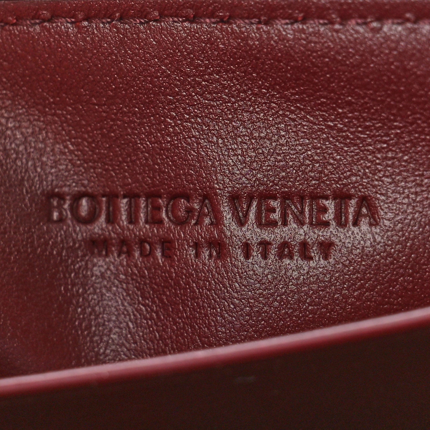 Nappa Intrecciato Half Moon Pouch On Strap Barolo