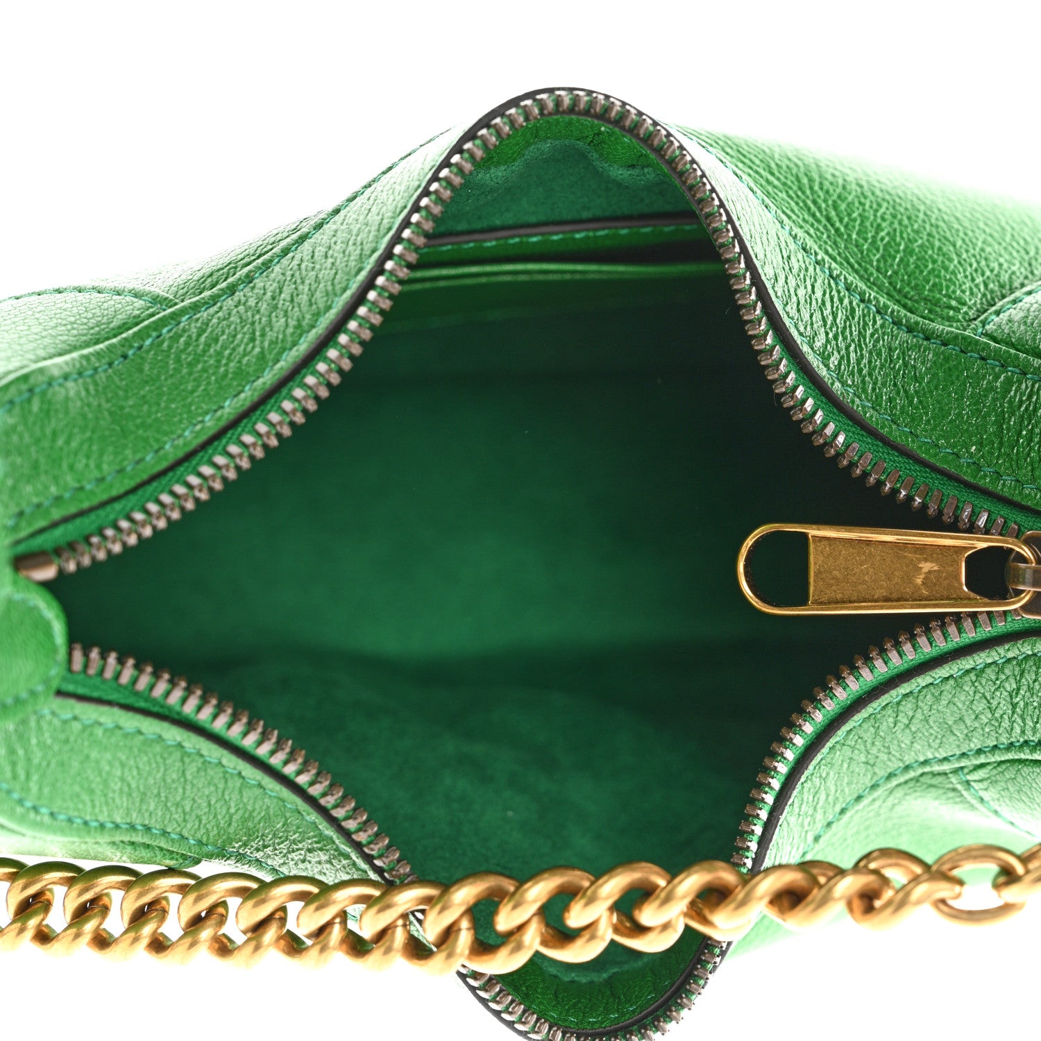 Gucci Goatskin Small Aphrodite Shoulder Bag New Shamarock 5 of 11