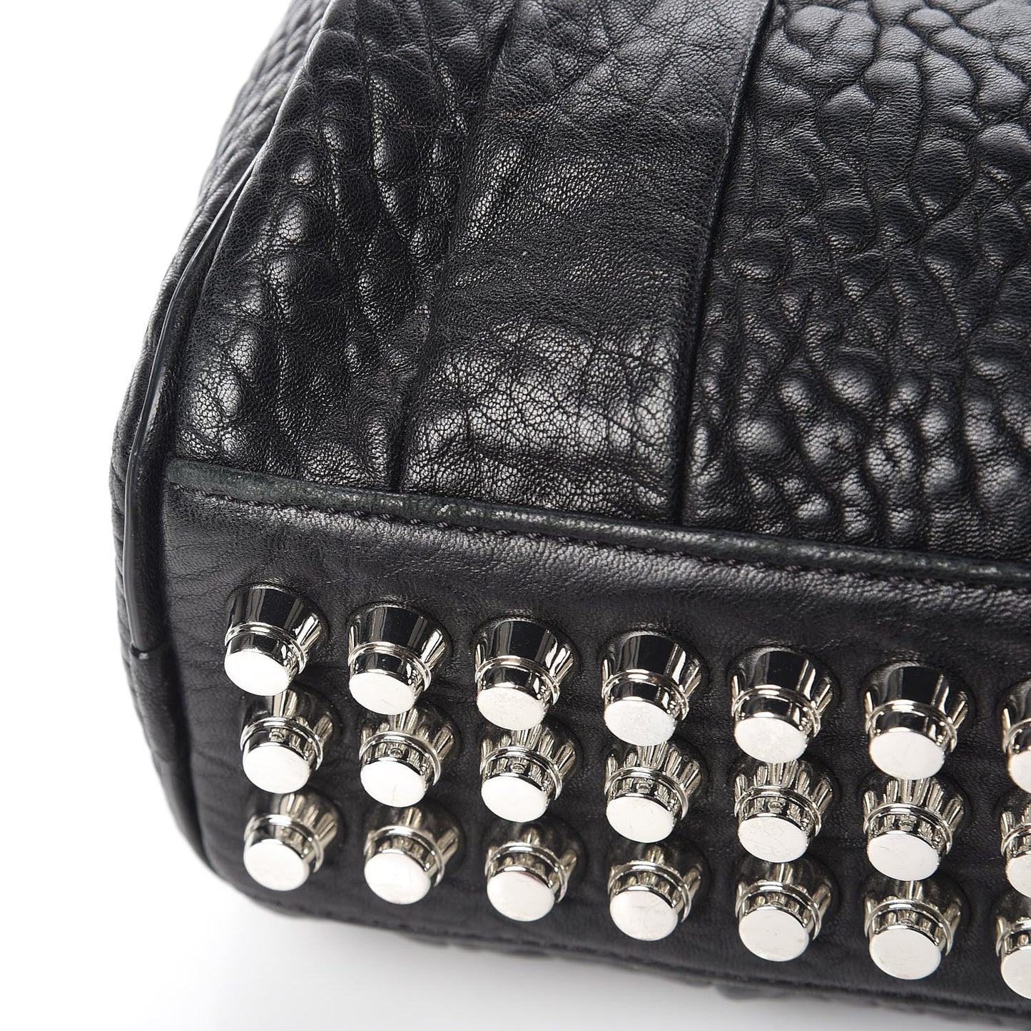 Pebbled Lambskin Mini Rockie Black Rhodium Hardware