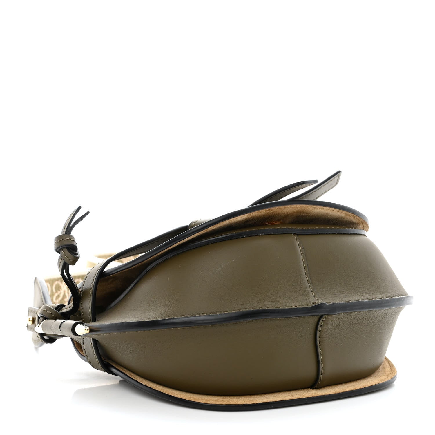 Loewe Calfskin Jacquard Mini Gate Dual Bag Autumn Green 4 of 10