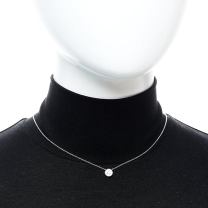 Tiffany Platinum Diamond .13ctw Circlet Pendant Necklace 2 of 6