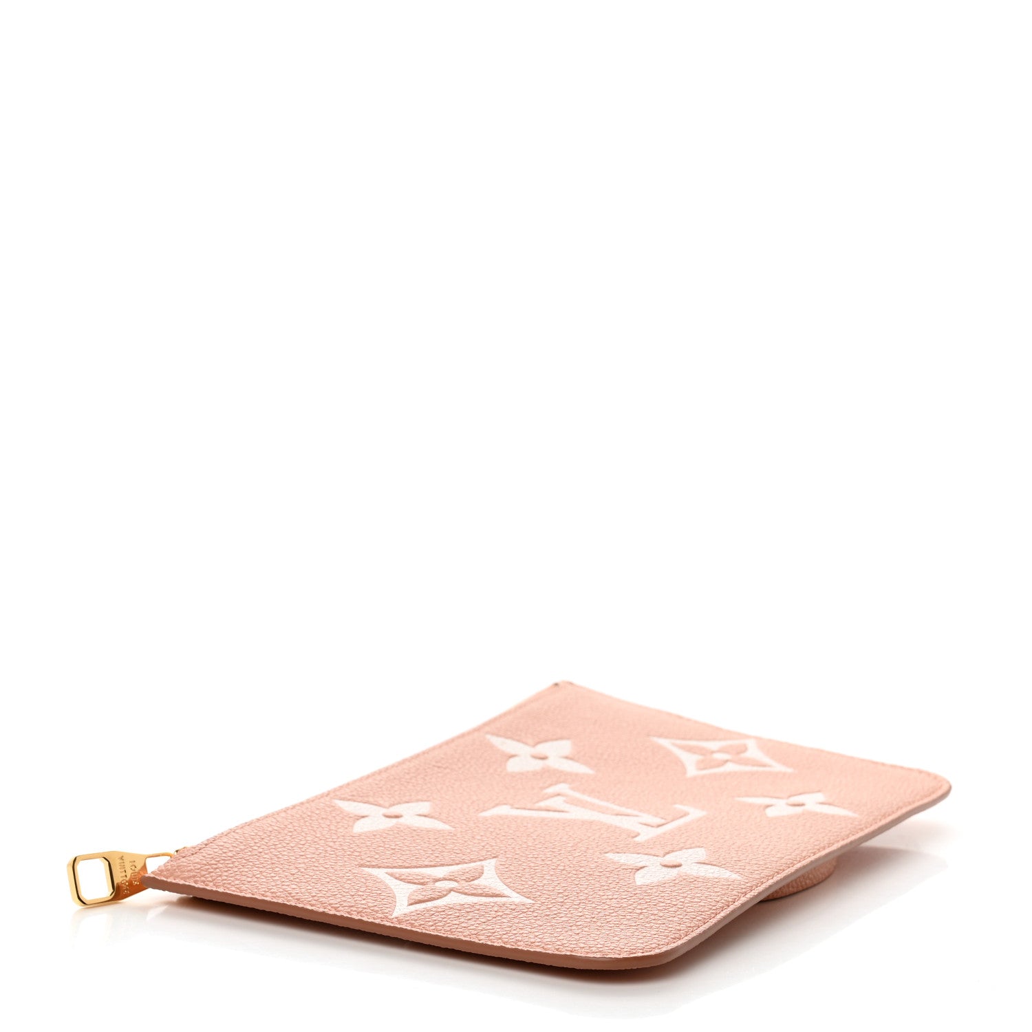 Louis Vuitton Empreinte Monogram Giant Neverfull MM Pochette Trianon Pink Cream 3 of 6