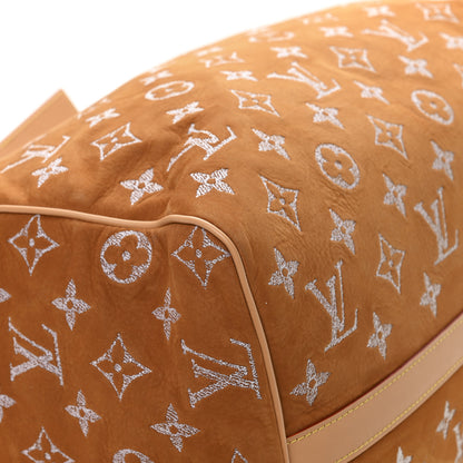 Louis Vuitton Nubuck Calf Monogram Speedy P9 Bandouliere 40 Camel 9 of 12