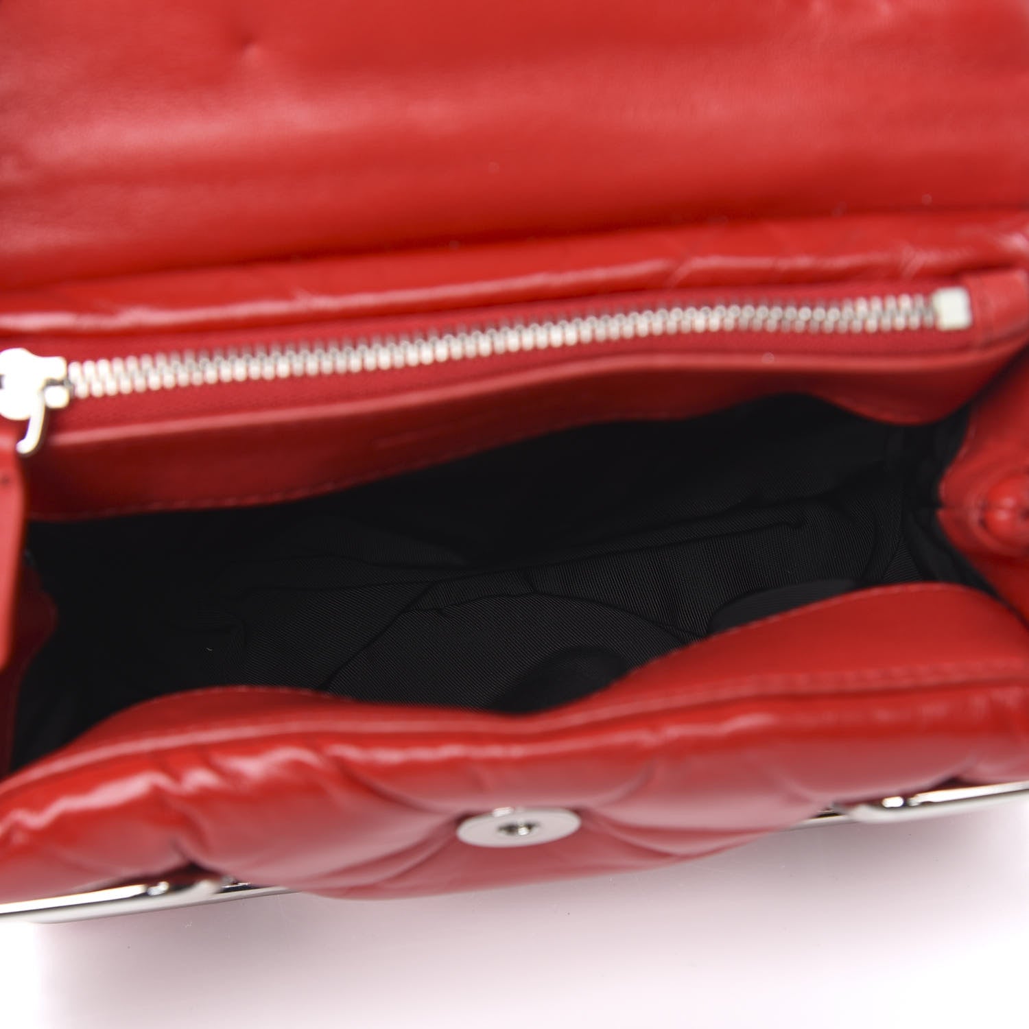 Alexander Wang Calfskin Quilted Halo Xbody Bag Red 5 of 8