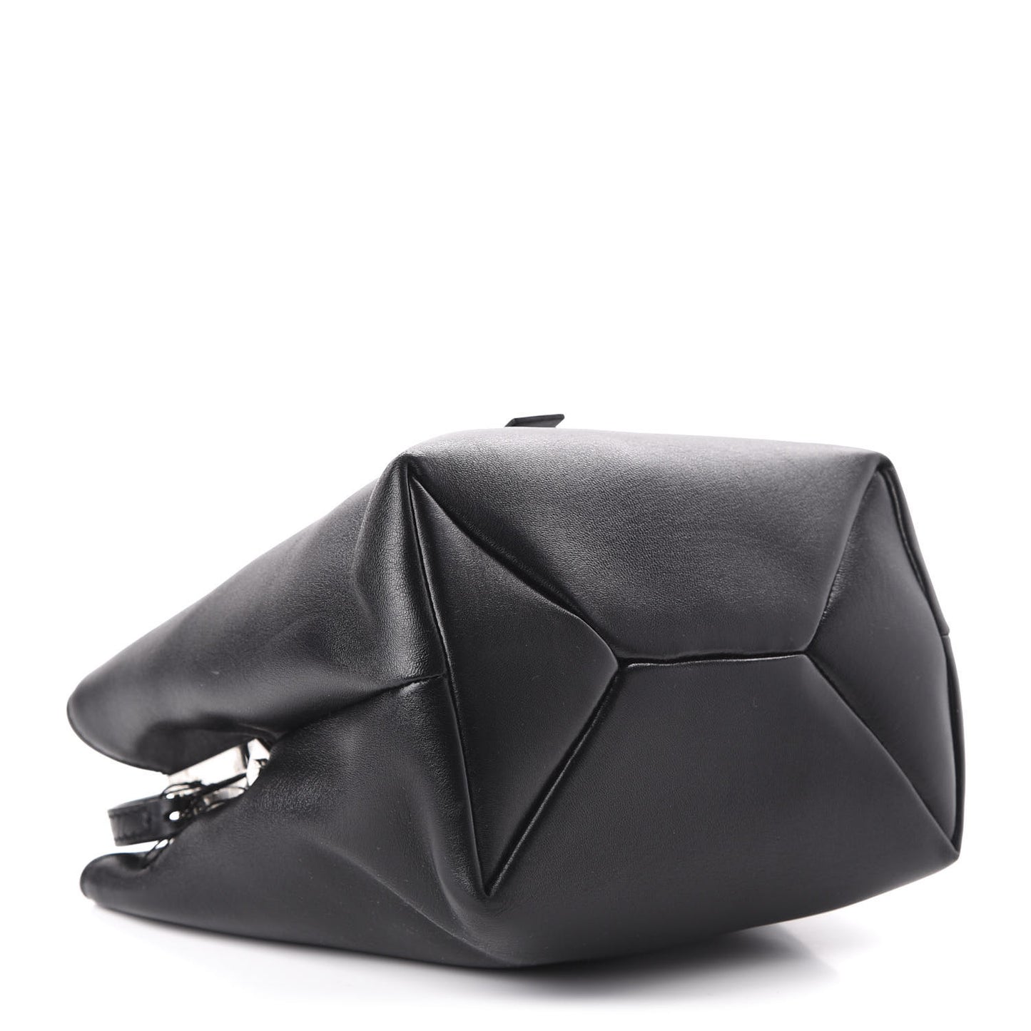 Calfskin Frame Crossbody Bag Black
