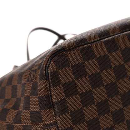 Louis Vuitton Damier Ebene Neo Neverfull MM Rose Ballerine 10 of 11