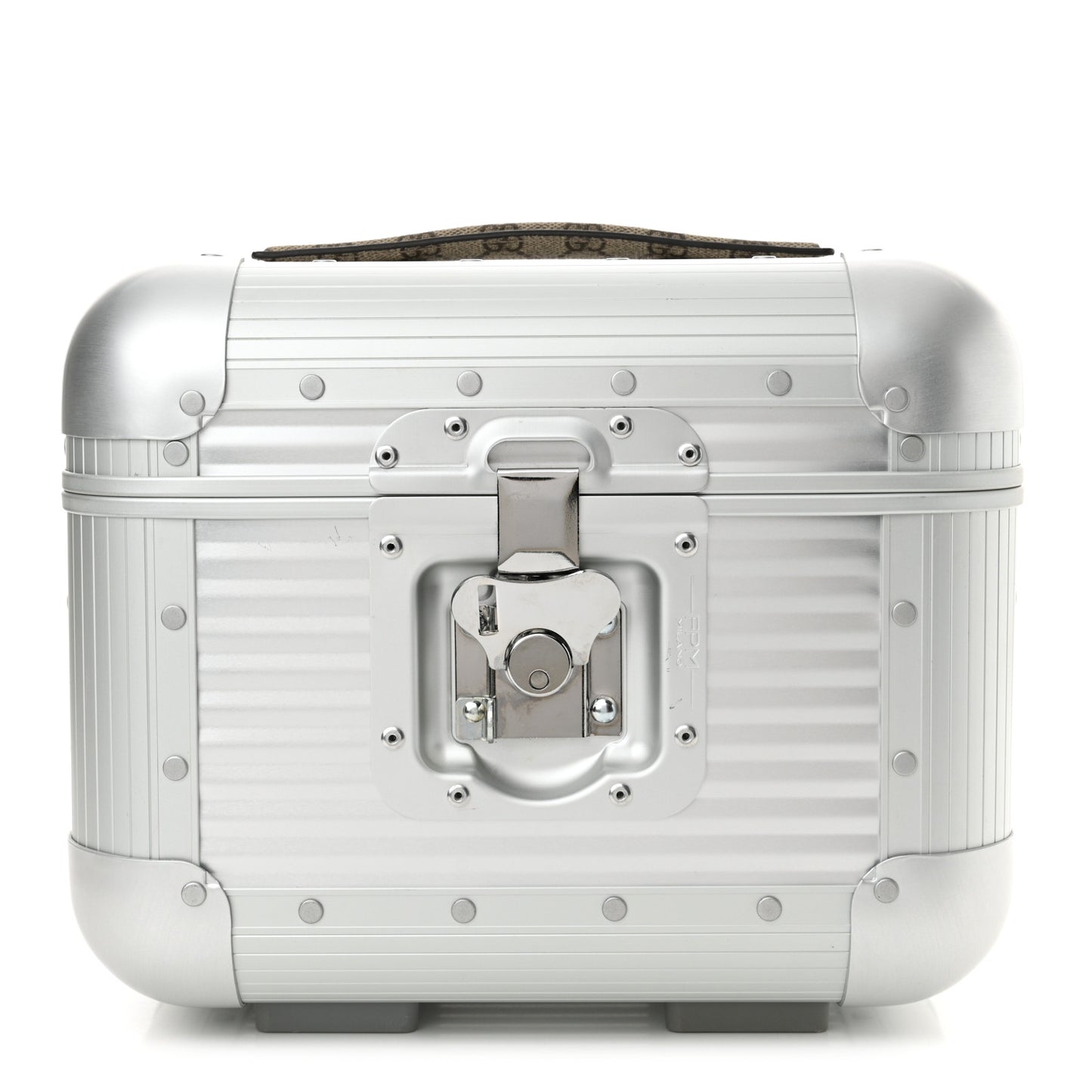 GG Supreme Monogram Porter Beauty Case Silver