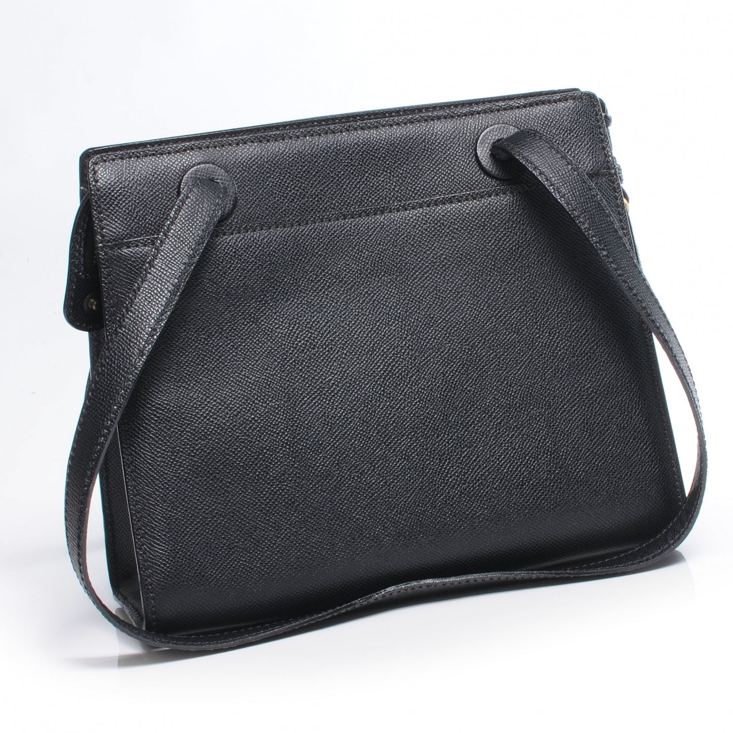 Caviar Simple Shoulder Bag Black