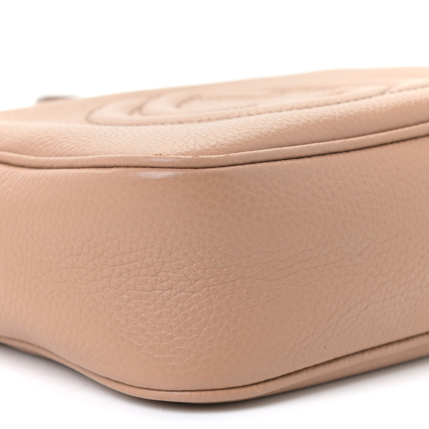 Gucci Pebbled Calfskin Small Soho Disco Bag Rose Beige 5 of 9