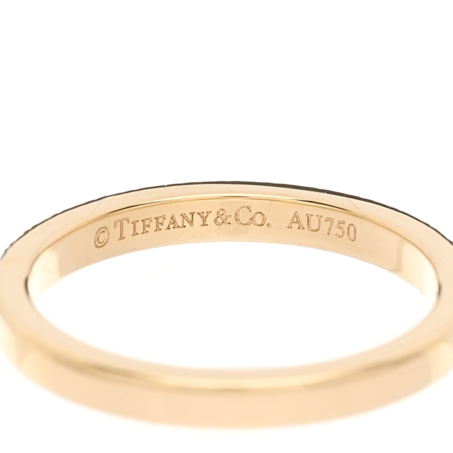 Tiffany 18K Yellow Gold Diamond Novo Half Circle Band Ring 47 4 4 of 4