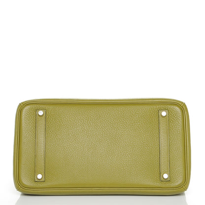 Hermes Taurillon Clemence BIRKIN 35 Vert Chartreuse 6 of 29