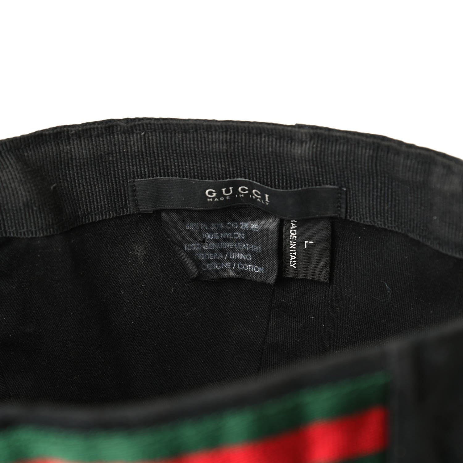 Gucci Monogram Web Baseball Hat L Black 7 of 7
