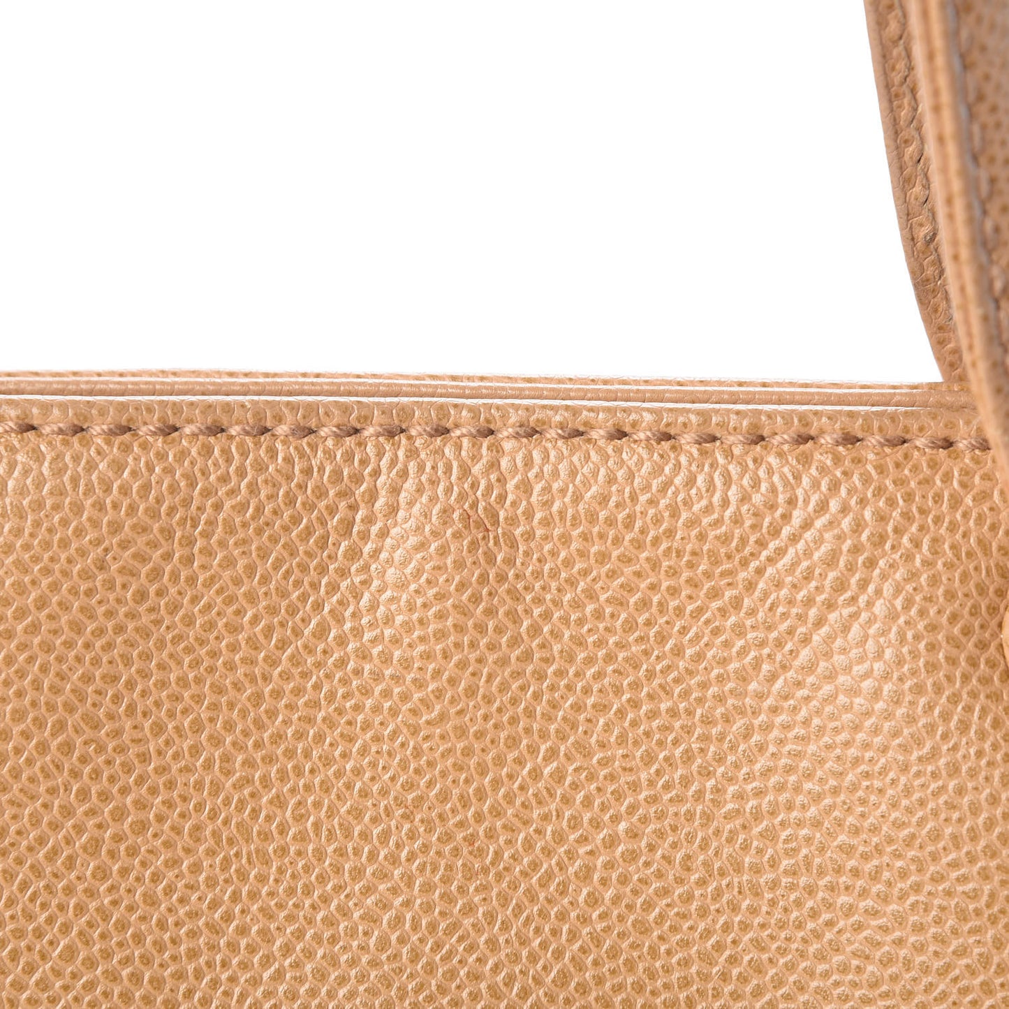 Caviar CC Shoulder Bag Beige
