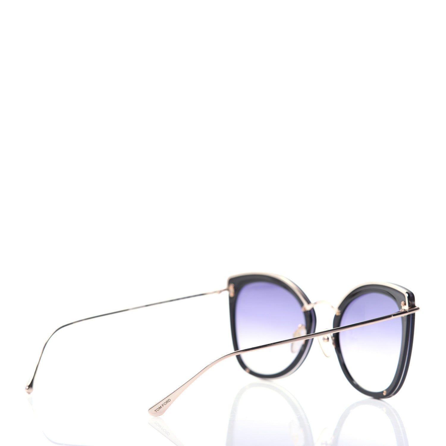 Tom Ford Charlotte Sunglasses TF657 Black 4 of 8