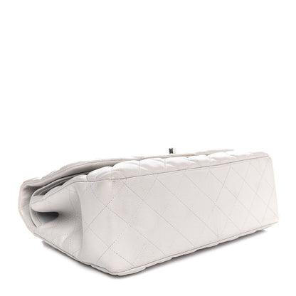 Chanel Caviar Quilted Jumbo Double Flap Light Grey 5 of 16